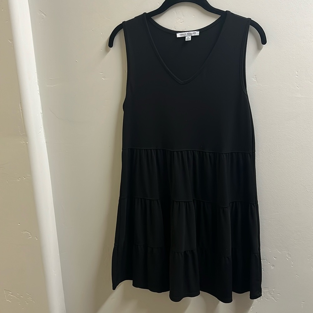Black flowy dress